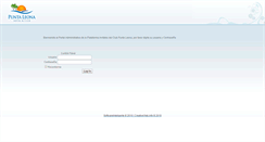 Desktop Screenshot of admin.puntaleona.net