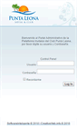 Mobile Screenshot of admin.puntaleona.net